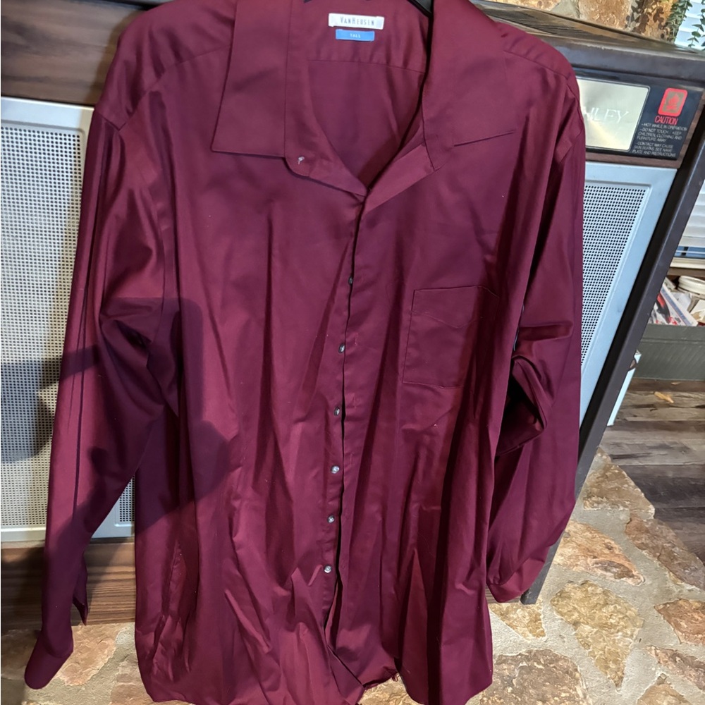 Men's Burgundy Shirt